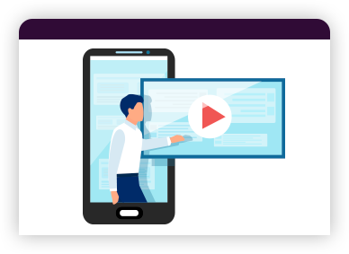 Learn through mobile devices